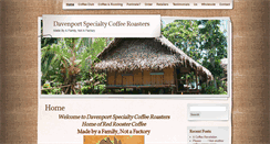 Desktop Screenshot of davenportcoffee.com